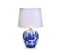 Markslöjd Göteborg lámpara de sobremesa 1x60 W blanco-azul 105000