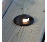 Markslöjd Luz de peldaño de jardín 24 LED Luz de peldaño negra 0.8W