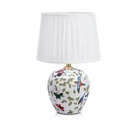 Markslöjd Mansion lámpara de sobremesa 1x60 W blanco-patrón 107040