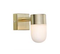 Markslöjd Menton lámpara de pared 1x18 W blanco-latón 106374