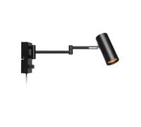 Markslöjd Torino lámpara de pared 1x12 W negro 107539