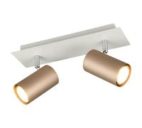 Trio Leuchten Barra de focos MARLEY 802400265, Metal Coffee/Warm Grey, excl. 2x GU10