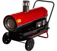 MARPOL | Calentador industrial, 30kW, 230V/50Hz, diésel. Secador de construcción, calentador para obras, generador de aire caliente, ventilador calefactor, con termostato, calentador de aceite, sistem