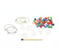 Marque-verres - Kit DIY pour pendentifs de verre à vin - Marqueurs de verres en différents styles - Pour 6 ou 12 verres - Hannas Laden - Coffret cadeau - Bricolage DIY