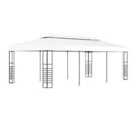 vidaXL Marquesina Cenador de Jardín Pabellón Parasol Patio Exterior Color Antracita, Blanco, y mas