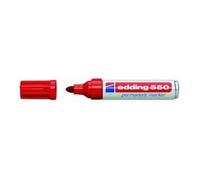 Marqueur permanent eDDING 550-002 rouge 3 à 4 mm