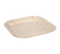 Marrakesch Orient & Mediterran Interior Bandeja Portavelas Aluminio Dorado
