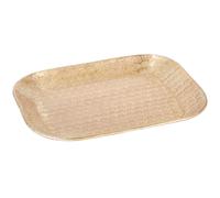 Marrakesch Orient & Mediterran Interior Bandeja Portavelas Aluminio Dorado