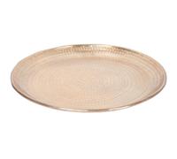 Marrakesch Orient & Mediterran Interior Bandeja Servir Dorada 30 cm Aluminio