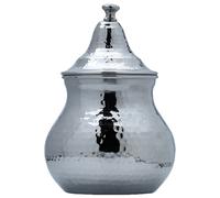 Marrakesch Orient & Mediterran Interior Cubitera Decorativa Plateada Metal 16cm