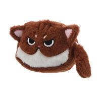 Marrón Monedero de Gato de Peluche para Niñas y Estudiantes | Felpa y Poliéster, Acceso Rápido y Orden en Bolso, Viaje y Uso Diario