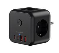 Mars Gaming Powercube MD-CUBE20 – Multifunción compacto, 3x enchufes