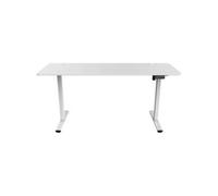 Mars Gaming MGD Ergo Pro Mesa Elevable Eléctrica 73-118cm Fibra Carbono y Acero 160x60cm Blanco