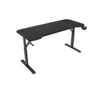 Mars Gaming MGD-ERGO140 Mesa Altura Ajustable 3 Posiciones Ergonómica Alfombrilla 140x60cm Negro