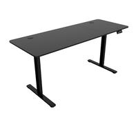 Mars Gaming Mesa elevable eléctrica MGD Ergo Pro – 73-118 cm, 160x60cm, fibra carbono y acero, negro