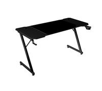 Mars Gaming Mesa MGD-X140 Ergonómica 140x60cm Alfombrilla XXL Soporte auriculares y bebida Negro