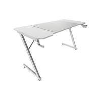 Mars Gaming Mesa ergonómica MGD-X140 Alfombrilla XXL Soporte auriculares y bebida 140x60 Blanco