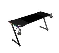 Mars Gaming Mesa MGDX160RGB Chasis acero 160x60x75 Fibra de carbono RGB Mando Gestión cables Negro