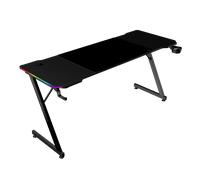 Mars Gaming Mesa MGDX160RGB Chasis acero 160x60x75 Fibra de carbono RGB Mando Gestión cables Negro
