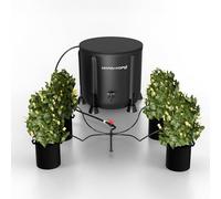 MARS HYDRO 2025 kits de riego por goteo automático con balde plegable de 5 l, bomba de agua mejorada de 24 W, 8 emisores de goteo de jardín para interiores, césped, invernadero, patio