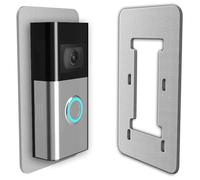 Mars Outpost Placa de pared Compatible con Battery Video Doorbell Plus/Pro y Doorbell 1/2/2. Gen/3/3 Plus/4 (Grey Metal)