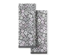 Martha Stewart Juego de 2 Toallas de Cocina de Doble propósito, Ditsy Floral, 16 x 28 Pulgadas