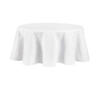 Martha Stewart Mantel redondo de panal, 70 pulgadas, color blanco