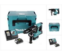 Martillo combinado a batería Makita DHR 243 RY1J 18 V sin escobillas + 1 batería de 1,5 Ah + cargador + Makpac
