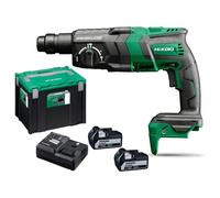 Martillo Combinado Hikoki DH18DPCWPZ Brushless SDS-PLUS con 2 Baterias 18V 5Ah, Cargador y Maletín