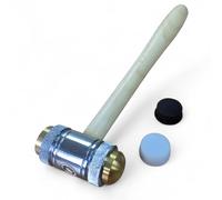 Martillo de bola 4 en 1 de latón, nailon y fibra, martillo para joyeros, martillo de trabajo, PTL®
