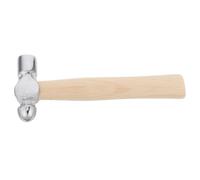 Martillo de Bola con Mango de Madera, 6 Pulgadas, Uso Preciso | Cabeza Redonda de Metal, Agarre Ergonómico y Ligero, Carpintería y Reparación de Joyas