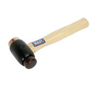 Martillo De Cobre/Rawhide Con Cara De 3.5Lb De Madera De Hickory Sealey CRF35