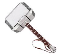 Martillo de espuma grande, inspirado en la mitología nórdica, 44 cm, modelo HK6588F. Ideal para LARP, cosplay, decoración y como objeto de colección. Perfecto para una habitación temática de videojueg