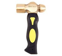 Martillo de estampación de latón, cabeza corta, martillo de doble cara, 16 cm de largo, ideal para la creación de joyería, ofrece un control máximo. Martillo para joyería