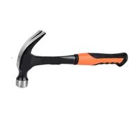 Martillo de garra de acero antideslizante multifunción | Herramienta magnética a prueba de golpes for carpintería y clavos for el hogar(Black 0.5kg)