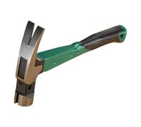 Martillo de garra, herramienta magnética para quitar uñas de cabeza recta, acero integrado de alta dureza para carpintería, tareas domésticas de bricolaje (A)