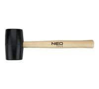 Martillo de goma 72 mm 900 g vástago de madera martillo 25-064