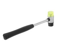 Martillo de Goma Antideslizante de 30mm para Azulejos y Suelos | Acero y Goma, Doble Cara Portátil, para Joyería, Carpintería y Manualidades de Precisión