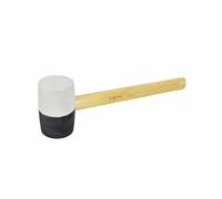 Martillo de goma awtools 230g cabeza de 44mm mango de madera black lin