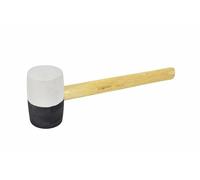 Martillo de goma awtools 370g cabeza de 50mm mango de madera, ideal pa