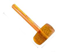 Martillo de goma Mango de madera a prueba de golpes (D)