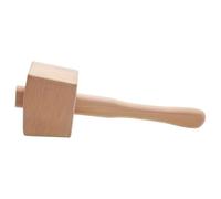 Martillo de helado - Herramientas para trabajar madera de haya maciza | Martillos de corte de madera portátiles - Carpenter Escultura Trituradora Taller de cocina Camping al aire libre Madera dura