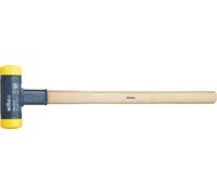 Martillo de impacto con mango de madera de haya, diseñado para evitar el rebote