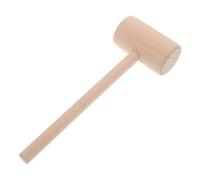 Martillo de Madera para Tallar y Manualidades, Mango Cómodo | Madera Color Caqui, Peso Equilibrado y Diseño Versátil, para Carpintería y Tallado Artesanal