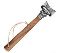 Martillo de para acero Inoxidable 450g con Mango de para madera Antideslizante - para herramienta Carpintero para Encofrado y Sacaclavos 30cm(Pirate)