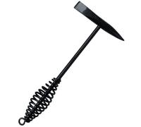 Martillo de Soldadura de Acero al Carbono Negro Resorte | Ligero y Portátil, Absorción de Golpes, Extremo Plano y Cónico, para Aficionados al Bricolaje y Makers