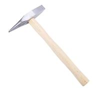 Martillo de soldadura de acero forjado con mango de madera para soldar y triturar hielo (300 g)