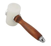 Martillo de talla de cuero para Leathercraft martillo de nylon con mango de madera herramienta para estampar y coser cuero vacuno for trabajos de marroquinería