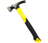 Martillo de Uña Curva para acero para forjado 450g Punta Magnética Mango Ergonómico Antivibración para Carpinteros para construcción 30cm