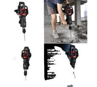 Martillo demoledor, 1000W, 33CC, energía de impacto de 30J, 3200 golpes por minuto, arranque manual